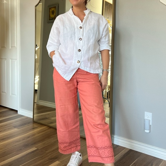 Click By Color Me Cotton Linen Button down Shirt - Picture 15 of 15